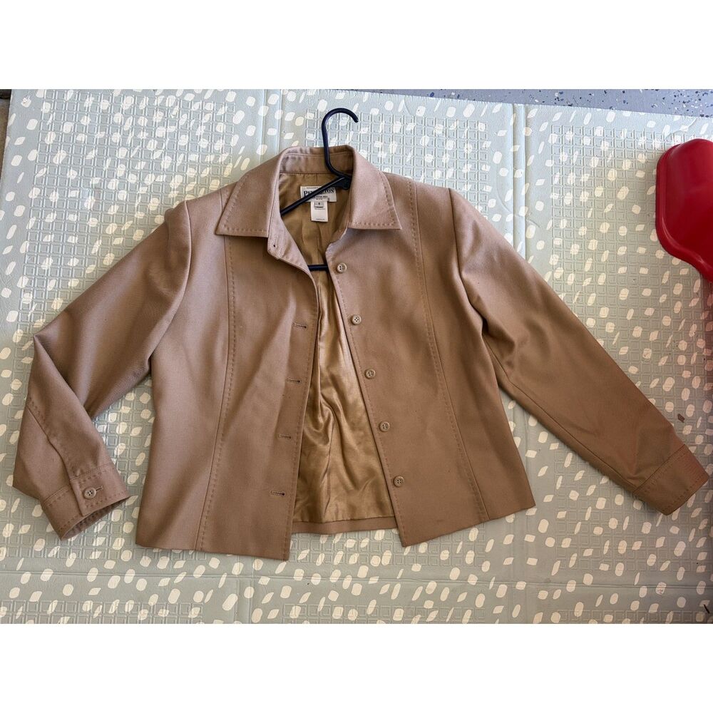 Brown 1990's retro Pendelton 100% Wool jacket, work or casual, fall layering